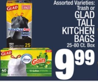 C Town Glad tall kitchen bags offer