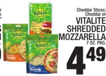 C Town Vitalite shredded mozzarella offer