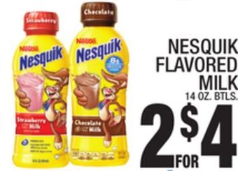 C Town Nesquik flavored milk offer