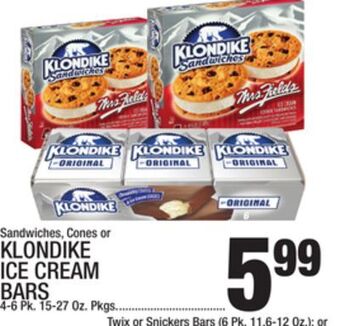 C Town Klondike ice cream bars offer