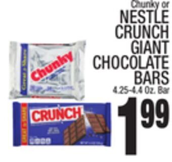C Town Nestle crunch giant chocolate bars offer