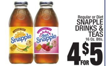 C Town Snapple drinks & teas offer