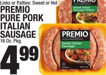 C Town Premio pure pork italian sausage offer