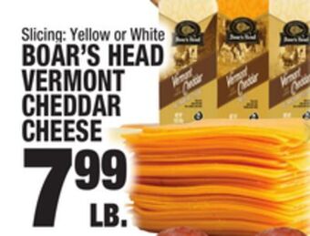 C Town Boar's head vermont cheddar cheese offer