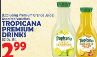 Bravo Supermarkets Tropicana premium drinks offer