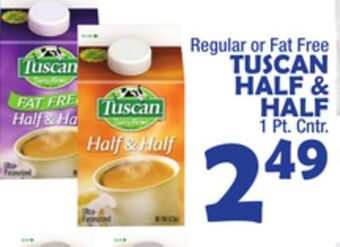 Bravo Supermarkets Tuscan half & half offer