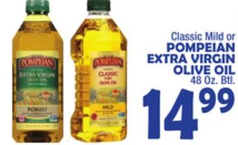 Bravo Supermarkets Pompeian extra virgin olive oil offer
