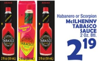 Bravo Supermarkets Mcilhenny tabasco sauce offer
