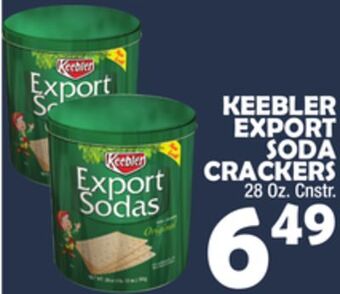 Bravo Supermarkets Keebler export soda crackers offer