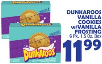 Bravo Supermarkets Dunkaroos vanilla cookies w/vanilla frosting offer