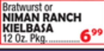 Bravo Supermarkets Niman ranch kielbasa offer