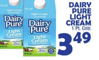 Bravo Supermarkets Dairy pure light cream offer