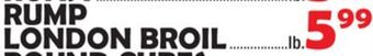 Bravo Supermarkets Rump london broil offer