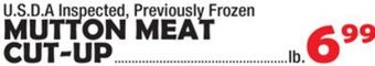 Bravo Supermarkets Mutton meat cut-up offer
