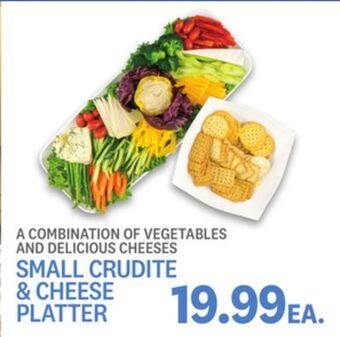 Kings Food Markets Small crudite & cheese platter offer