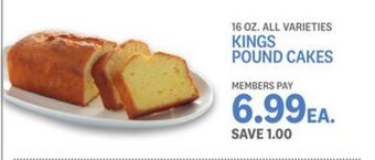 Kings Food Markets Kings pound cakes offer