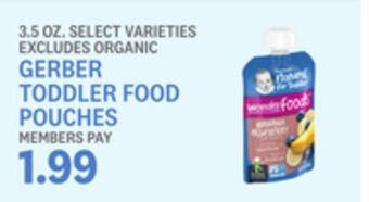 Kings Food Markets Gerber toddler food pouches offer