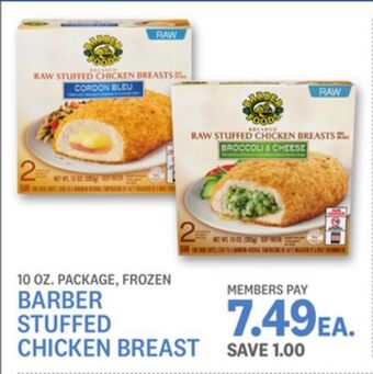 Kings Food Markets Barber stuffed chicken breast offer