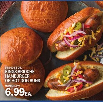 Kings Food Markets Kings brioche hamburger or hot dog buns offer