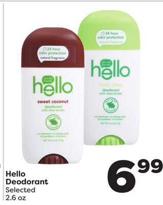 Weis Markets Hello deodorant offer