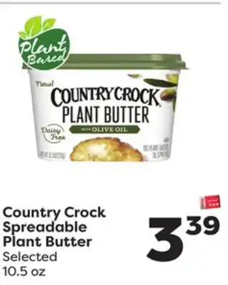 Weis Markets Country crock spreadable plant butter offer
