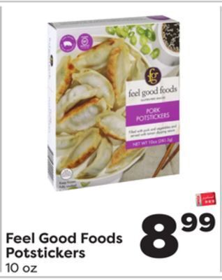 Weis Markets Feel good foods potstickers offer
