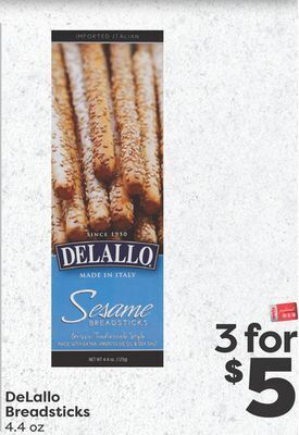 Weis Markets Delallo breadsticks offer