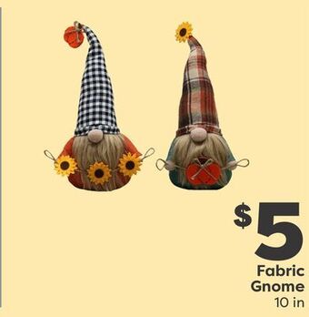 Weis Markets Fabric gnome offer