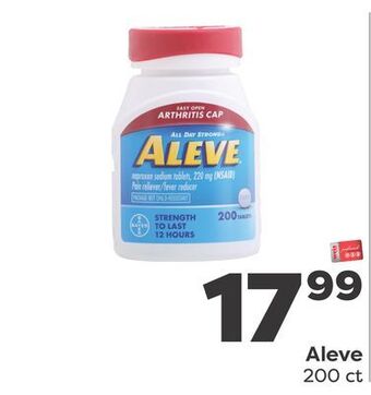 Weis Markets Aleve offer