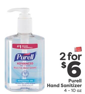 Weis Markets Purell hand sanitizer offer