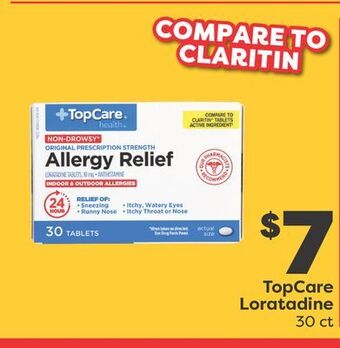 Weis Markets Claritin topcare loratadine offer