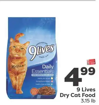 Weis Markets 9 lives dry cat food offer