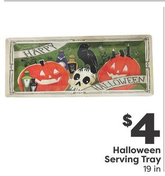 Weis Markets Halloween serving tray offer