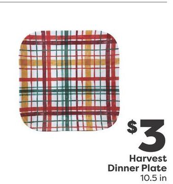 Weis Markets Harvest dinner plate offer