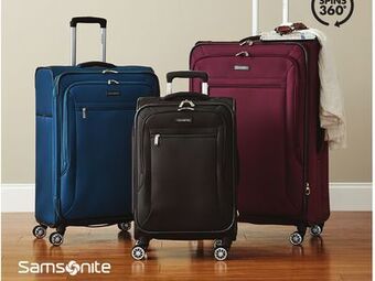 JC Penney Samsonite ascella 20" softside luggage offer
