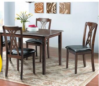 Boscov's Auburn hills 5-piece dining set offer