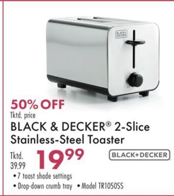 Boscov's Black & decker® 2-slice stainless-steel toaster offer