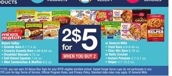 ACME Nature valley granola bars 6.7-7.4 oz , crunchy granola bars 4.68-8.94 oz., breakfast biscuits 6.75 oz., soft baked squares 7 offer