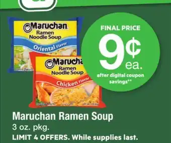 ACME Maruchan ramen soup offer