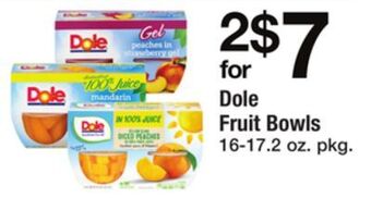 ACME Dole fruit bowls offer