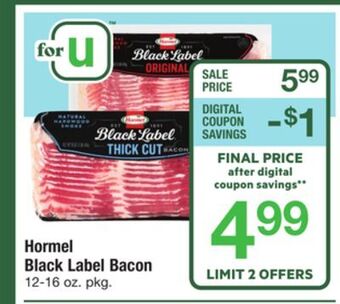 ACME Hormel black label bacon offer
