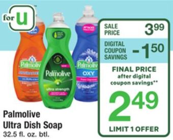 ACME Palmolive ultra dish soap offer