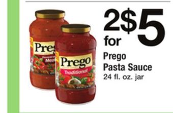 ACME Prego pasta sauce offer