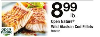 ACME Open nature® wild alaskan cod fillets offer
