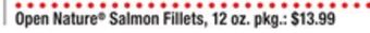 ACME Open nature® salmon fillets offer