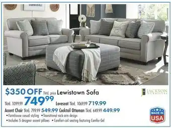 Boscov's Lewistown sofa offer