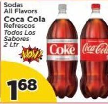 Coca-Cola Sodas All Flavors