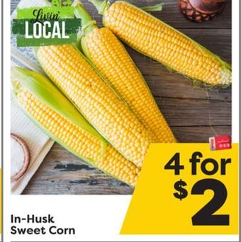 Weis Markets In-husk sweet corn offer