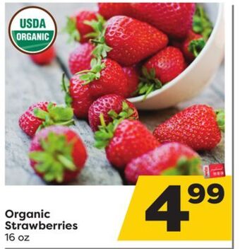 Weis Markets Organic strawberries offer