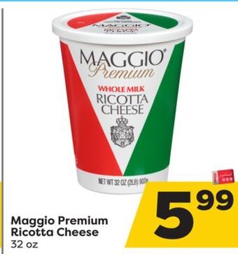 Weis Markets Maggio premium ricotta cheese offer
